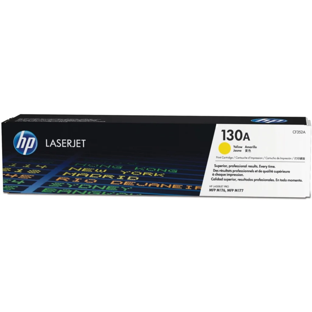 Toner HP 130A Amarillo para Imp LaserJet Pro MFP M177fw-M176n, 1000 Páginas