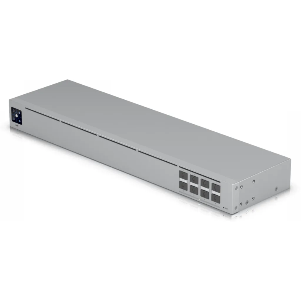 Imagen 1 de Switch Ubiquiti UniFi 8-SFP+10G 160Gbps Rack-1U Admin-L2 100-240VAC