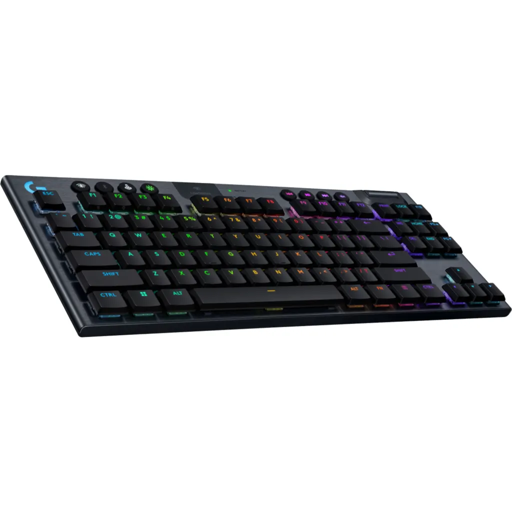 Imagen 2 de Teclado Gamer Inalámbrico Logitech G915 X LIGHTSPEED TKL Inglés Táctil RGB Negro