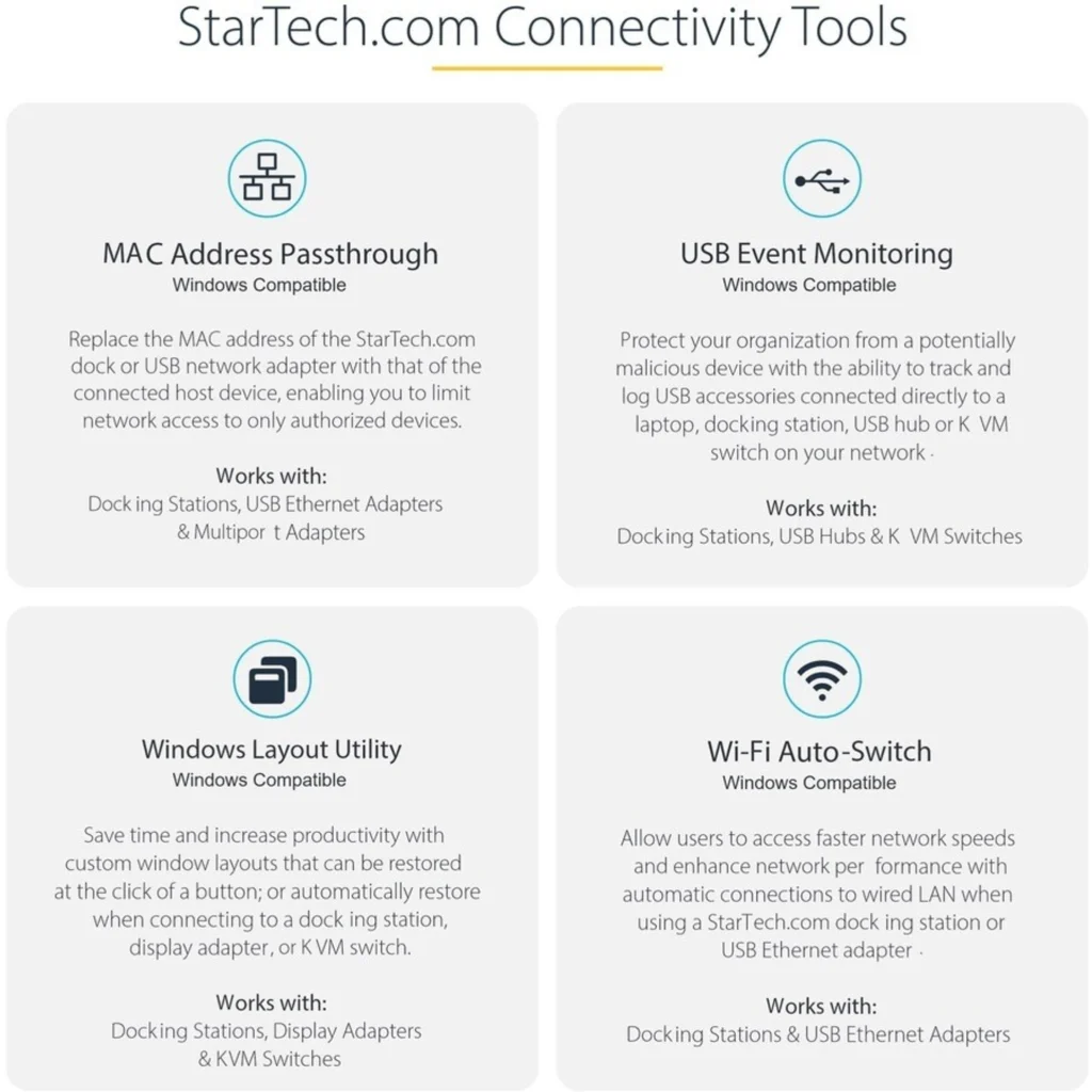 Imagen 8 de Adaptador Multipuertos StarTech USB-C a Prts: HDMI 3*USB-A3.2 USB-C SD mSD LAN 