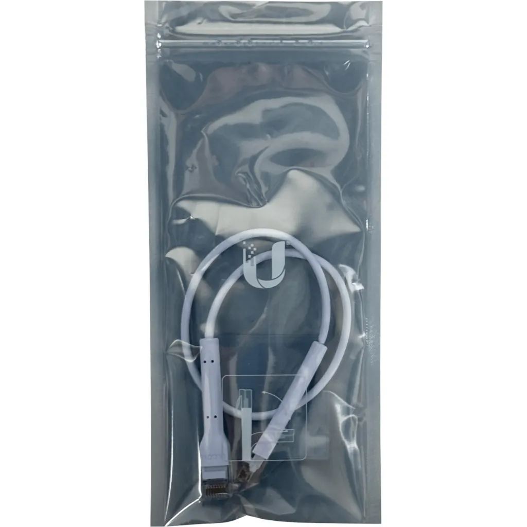 Imagen 1 de Cable de Red Ubiquiti Cat6 RJ-45 30cm Color BLANCO
