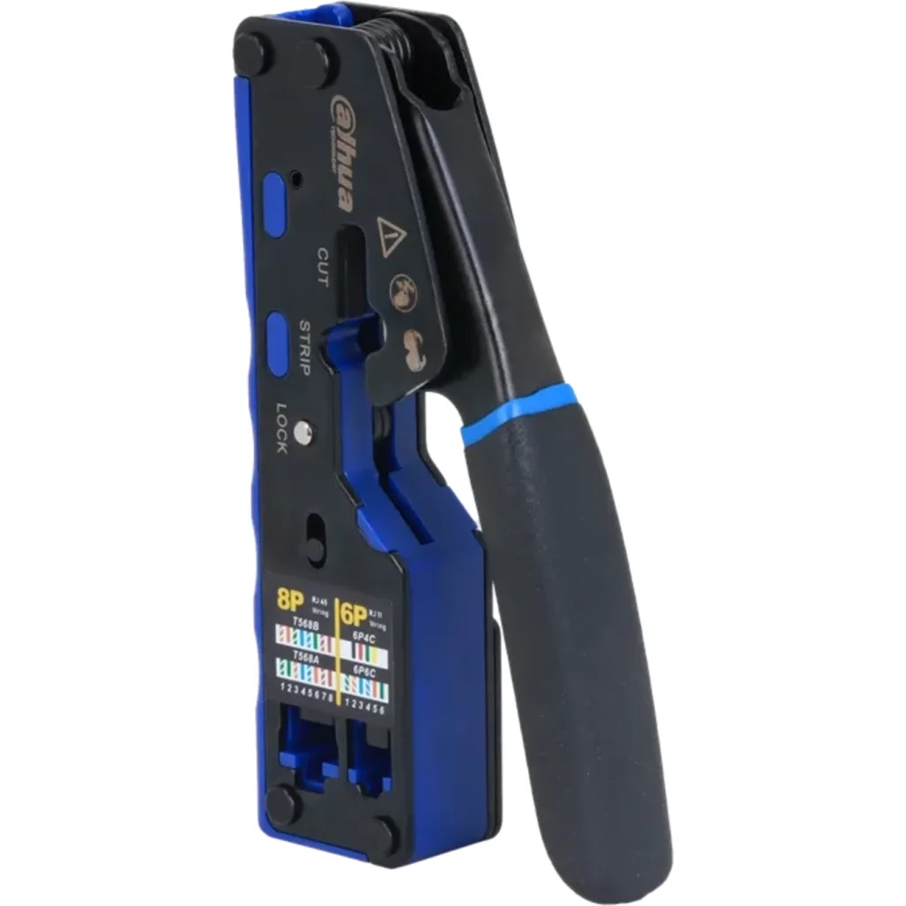 DH-PFM914. Crimpadora de paso Dahua de 6/8 pines (conectores RJ11 y RJ45)