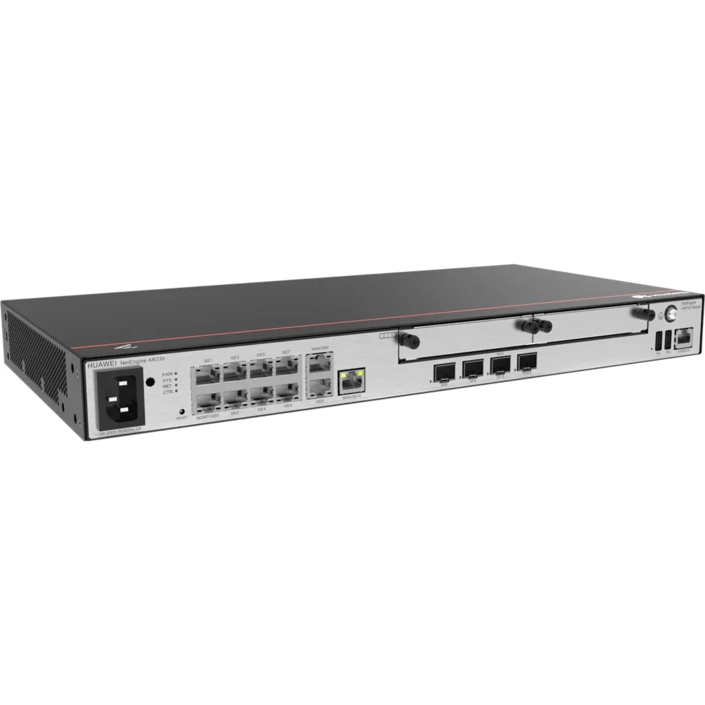 AR730. Router Huawei Ekit con 8 Puertos LAN 1GE 2 Puertos WAN y 1 Puerto optico de 10GE