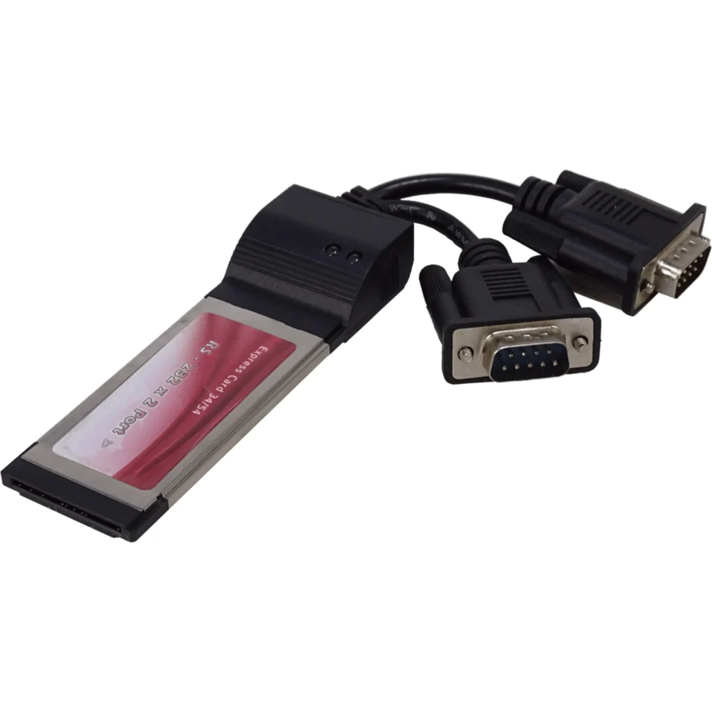 Express-Card-34 EC34mm RS232 Serial DB9-M