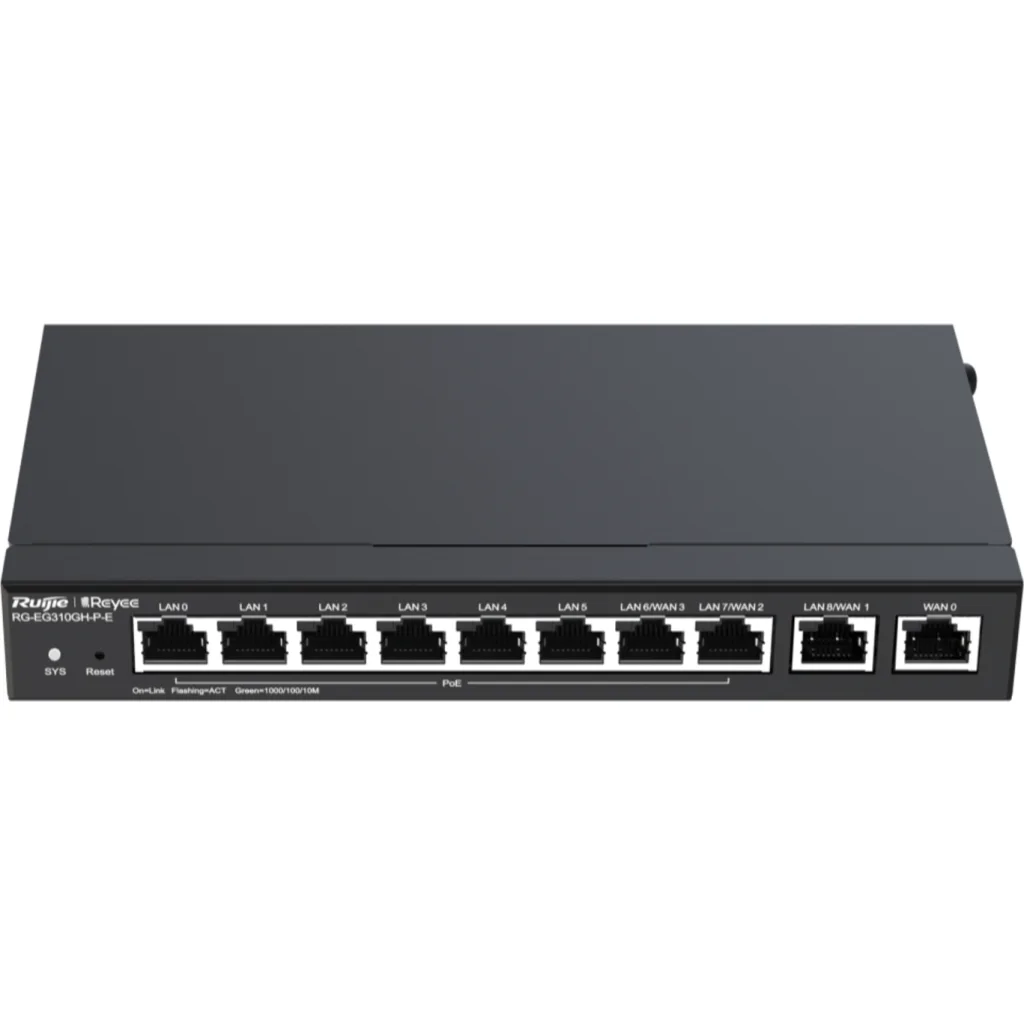 RG-EG310GH-P-E Gateway PoE empresarial de 10 puertos