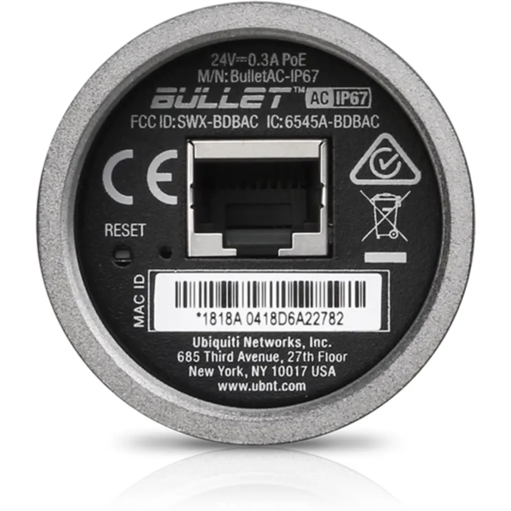 Imagen 4 de UBIQUITI Exter-IP67 2,4/5GHz 22dBm AP req/PoE-15-24V req-Antena 1-N-M