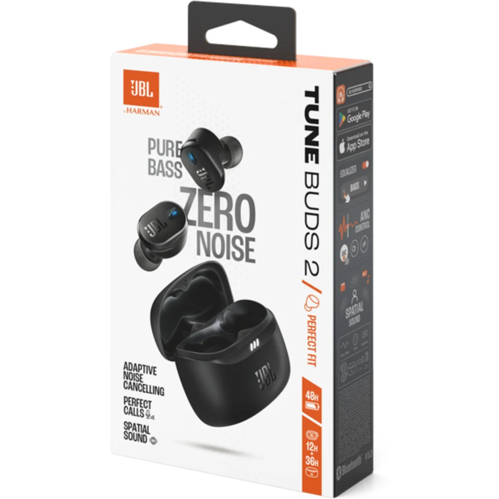Imagen 10 de Audífonos inalámbr JBL TUNE Buds 2, Bluetooth Color negro