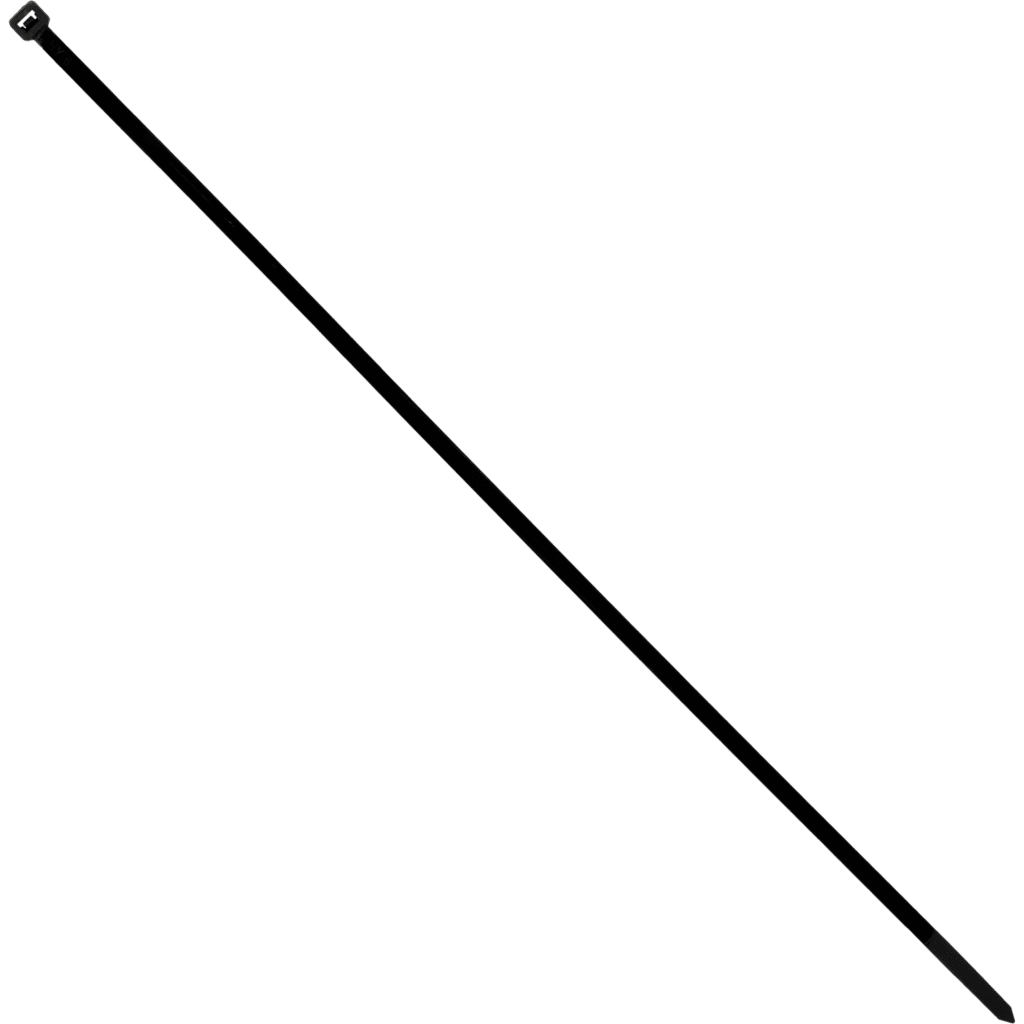 Imagen 1 de 25-un 500x7,0mm Negra Amarra Plastica Nylon 7.0x500mm