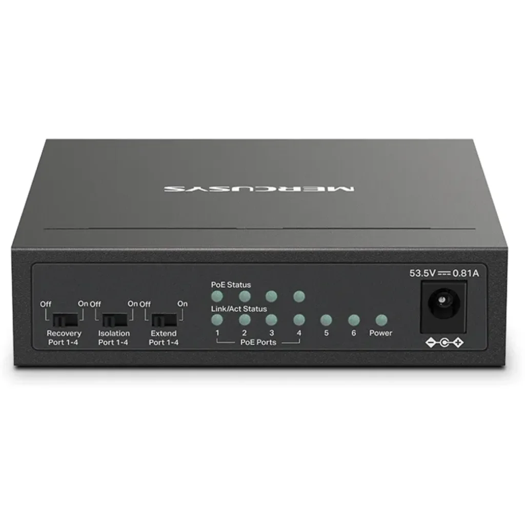 Imagen 2 de TP-Link - Mercusys 6-Port 10/100Mbps Des