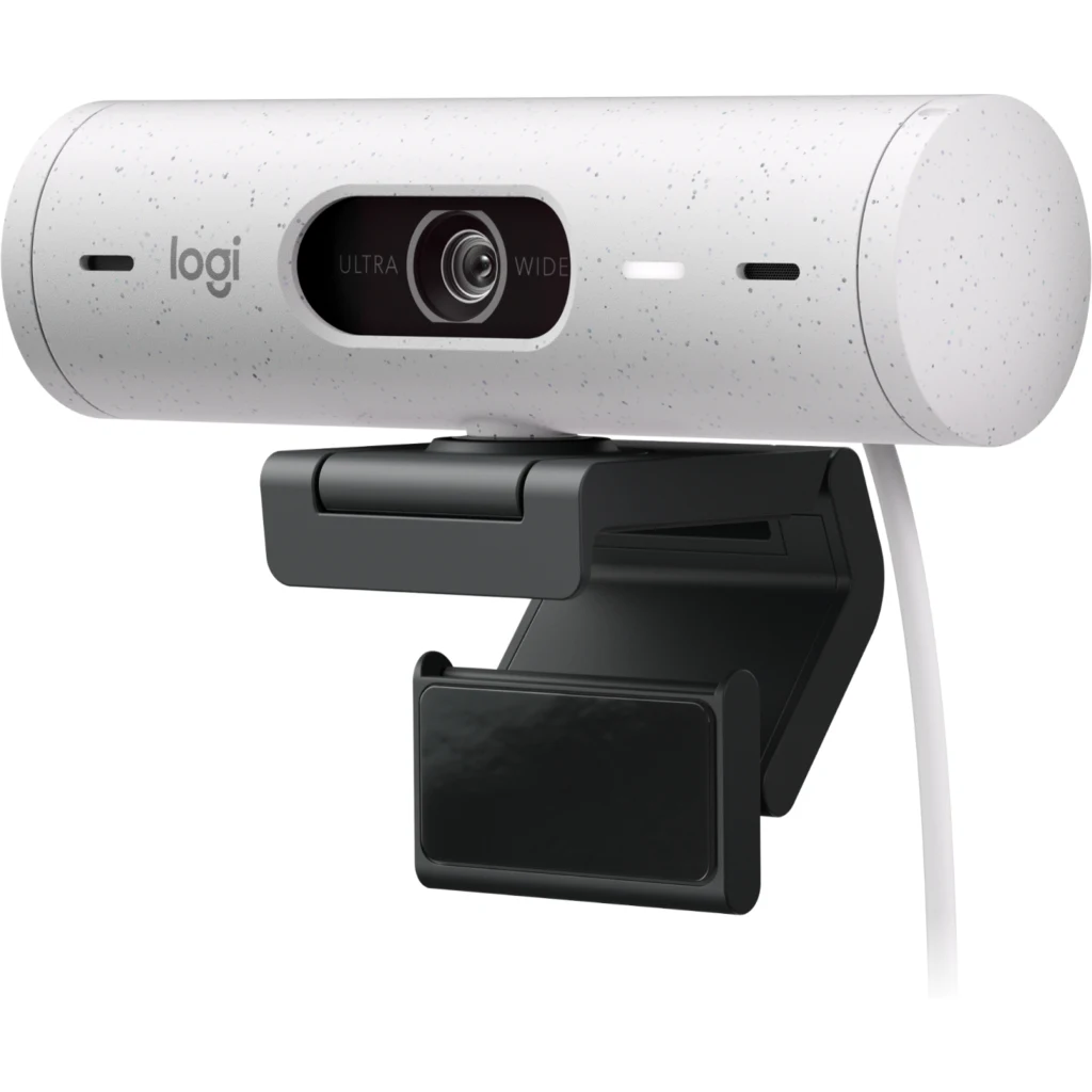 Webcam Logitech Brio 500 4mp Full HD 1080p Micrófono Integrado USB-C Blanco