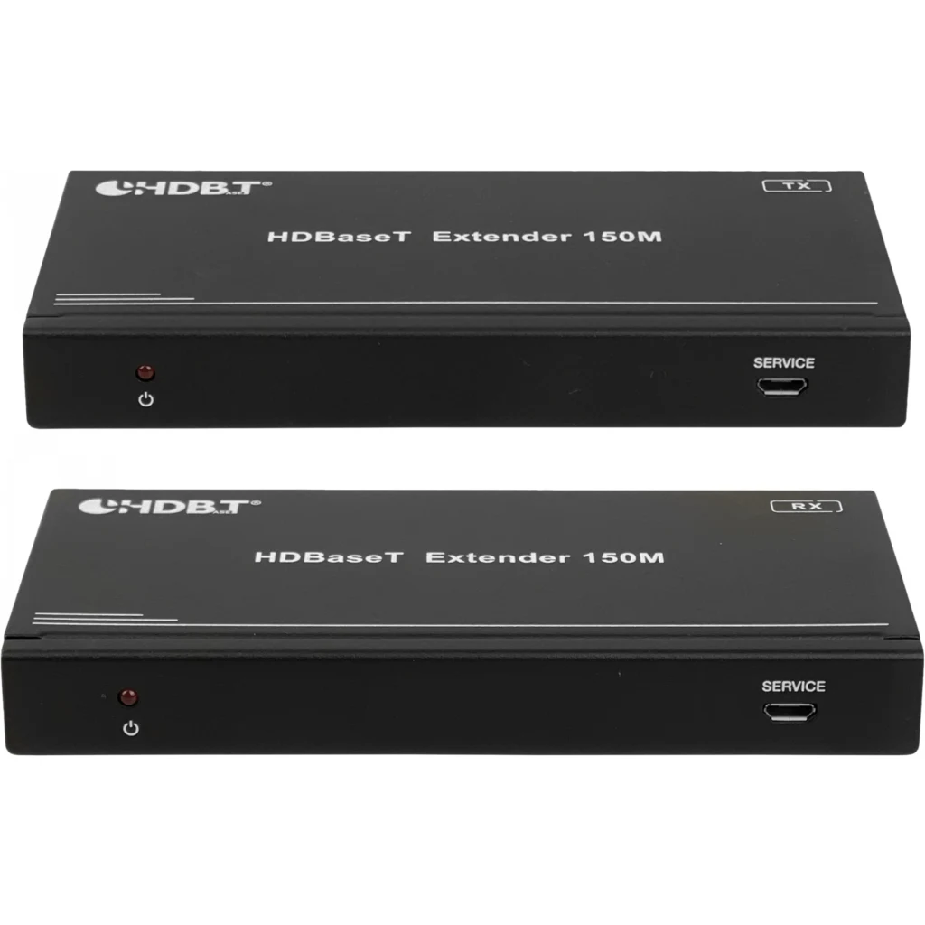 Imagen 1 de Extensor UTP CAT5E/6 HDMI+IR 1080p HDMI (1*In 2*Out) 150mts, INC 24VDC