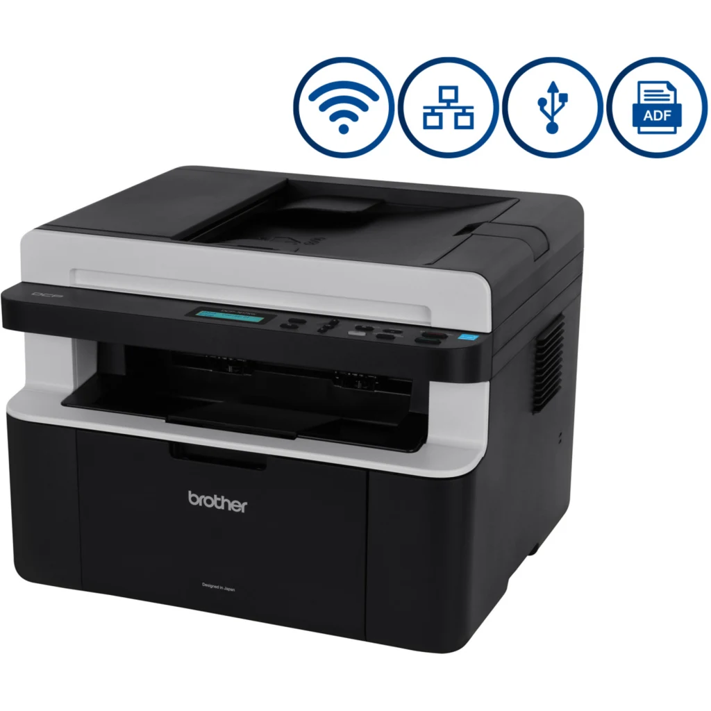 Imagen 1 de Impresora Multifunción Brother DCP-1617NW Láser Monocromatica USB LAN Inalámbr.