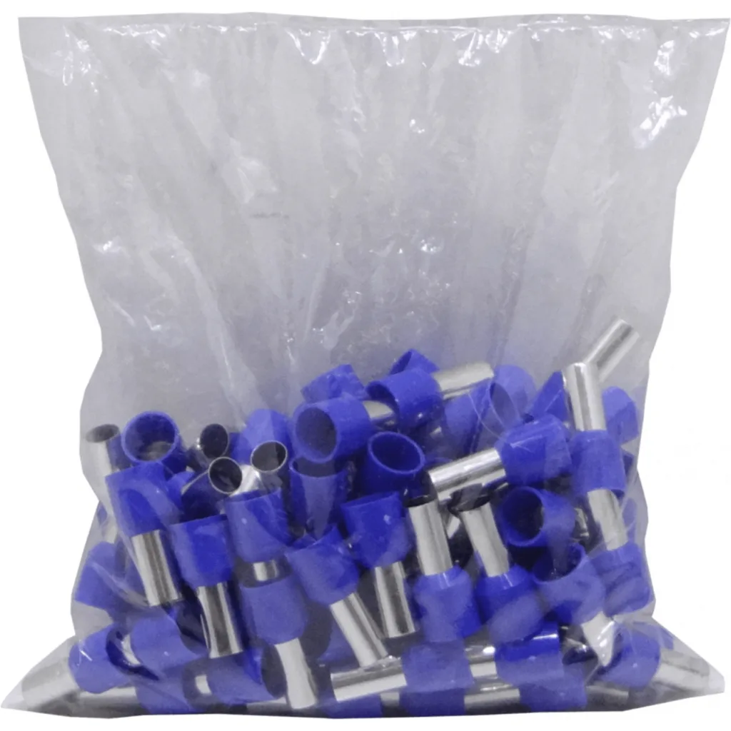 Imagen 2 de Azul 16,0mm2 12/22,2mm 100-unid AWG5 Ferrules Terminal Aislado Crimp