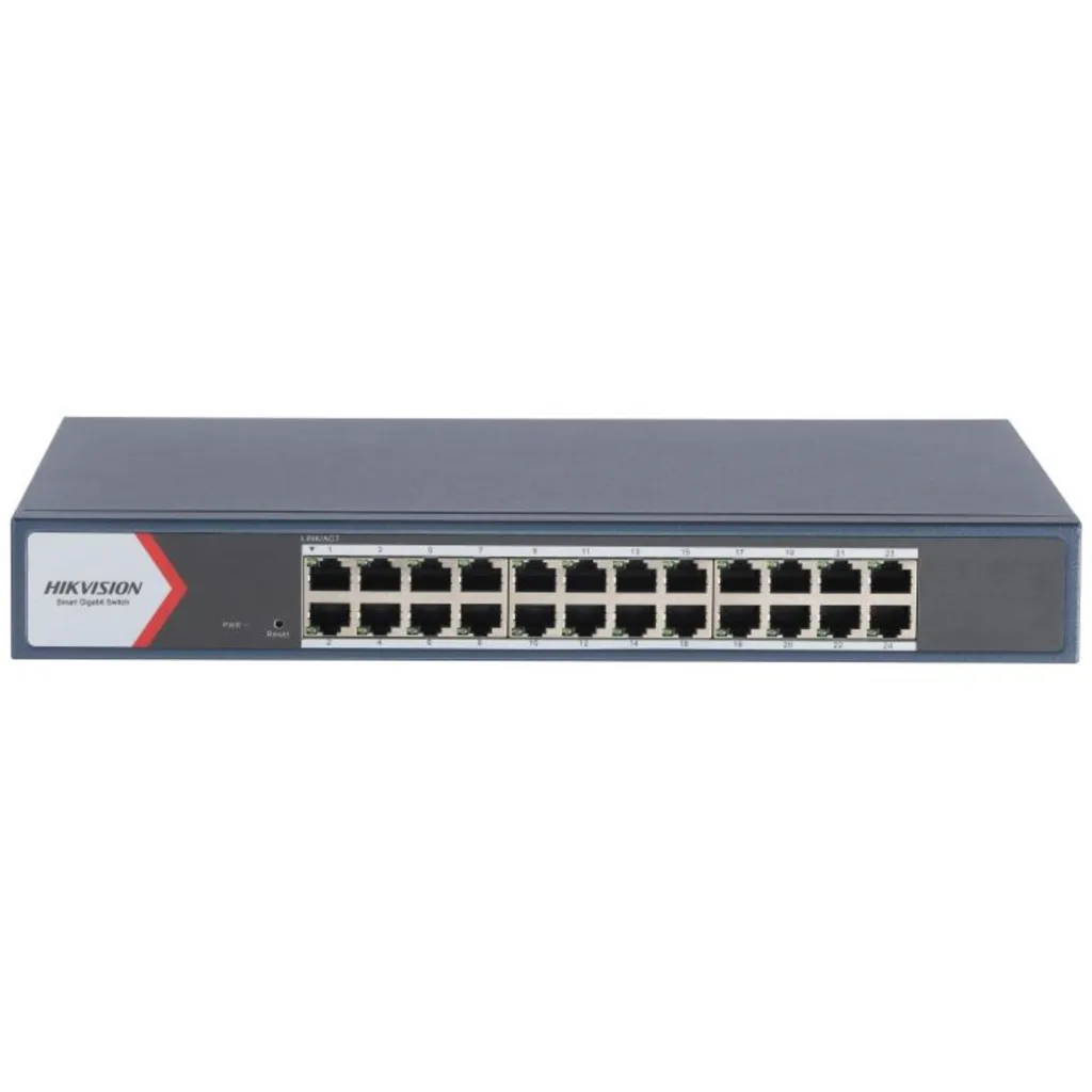Imagen 1 de Switch Gigabit Inteligente Hikvision DS-3E1524-EI 24 Ptos RJ45, Carcasa Metálica