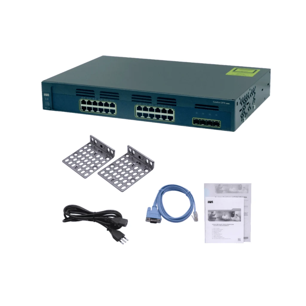 Imagen 2 de Switch Catalyst 2970G 24Port 10/100/1000T + SFP (4 mini slot puertas Giga)