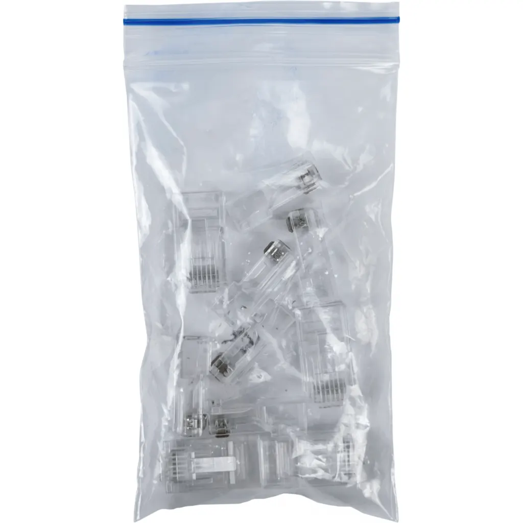 Imagen 3 de 10-unids Sin-guia p/Unifilar Cat6 UTP Conector RJ45