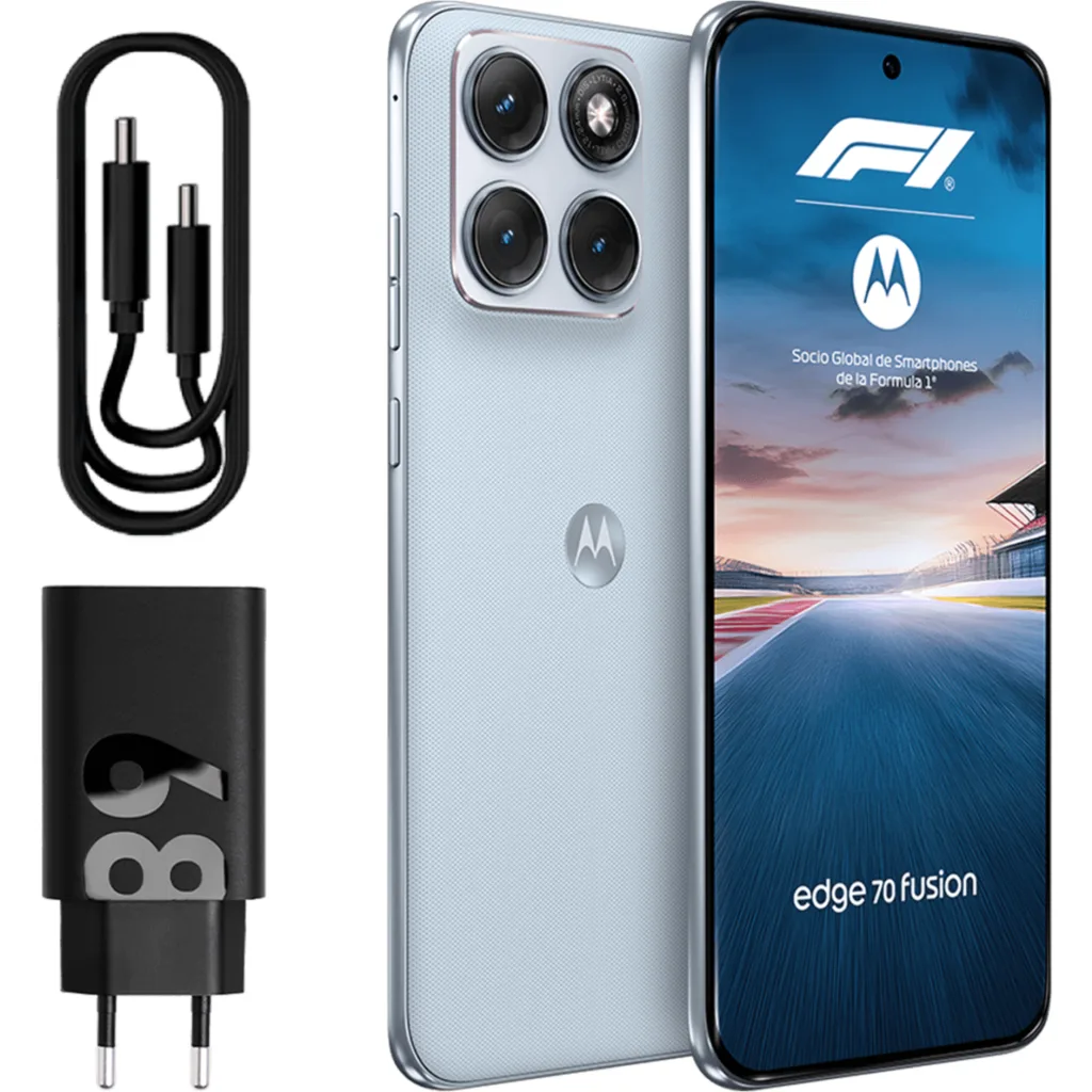 Imagen 3 de Celular Motorola Edge 70 Fusion 5G 256GB 8GB RAM Celeste (Country Air)