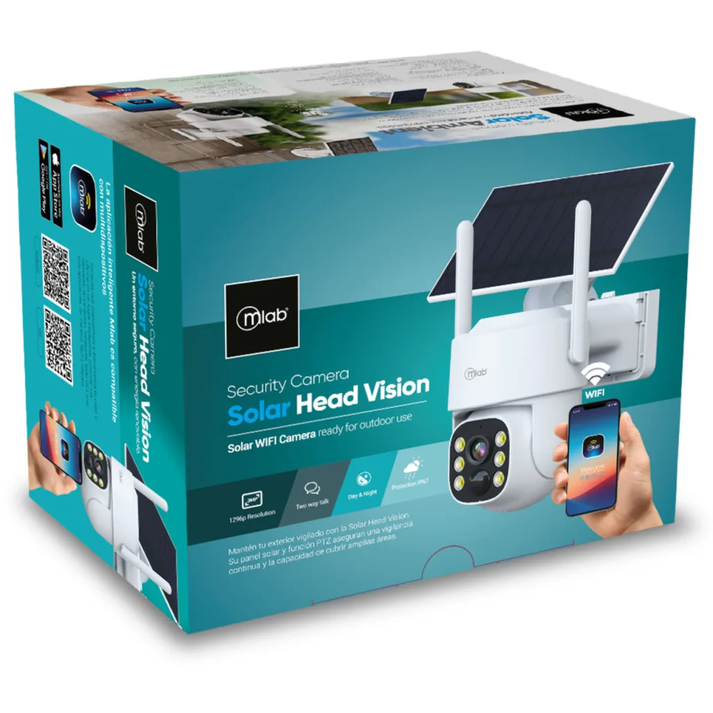 Imagen 9 de MLAB CAMARA IP SOLAR HEAD VISION 1296P BATERIA WIFI OUTDOOR IP67