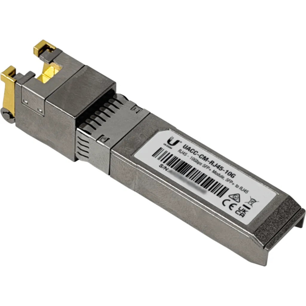 Imagen 3 de UBIQUITI SFP+ 100mt-Cat6a Cobre 1000 2500 5000 10000 1 2.5 10Gbps RJ45