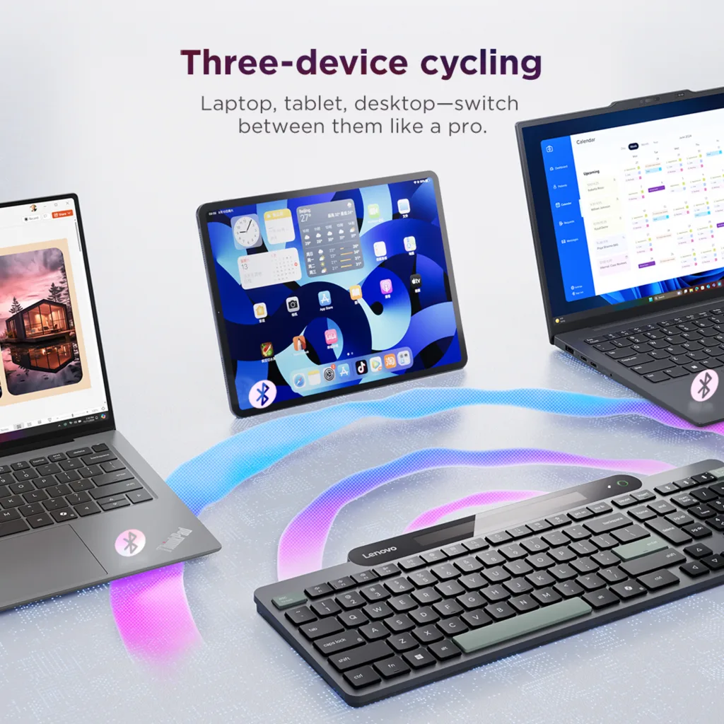 Imagen 12 de Lenovo - Keyboard - Self-Charging Bluetooth Keybo
