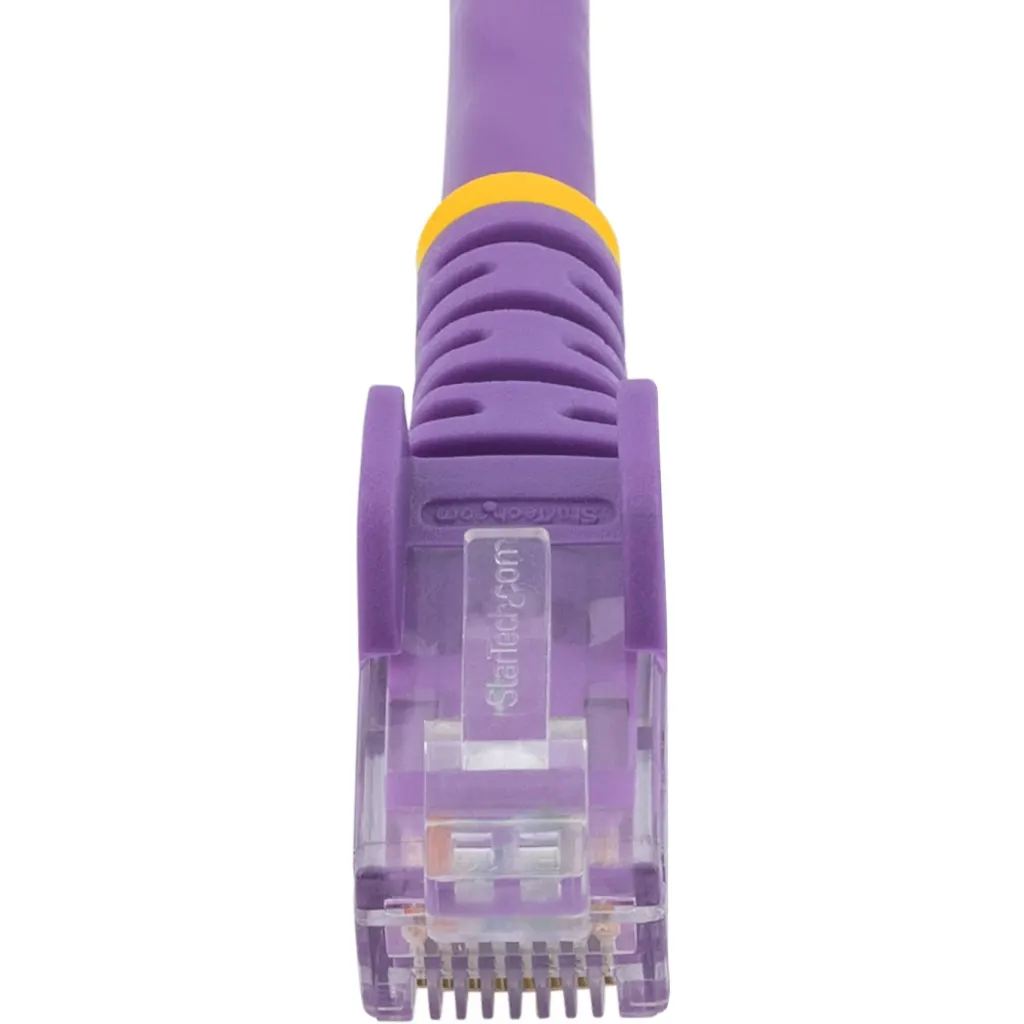 Imagen 3 de Cable de Red StarTech Cat6 UTP Sin enganches 3 metros Color Púrpura