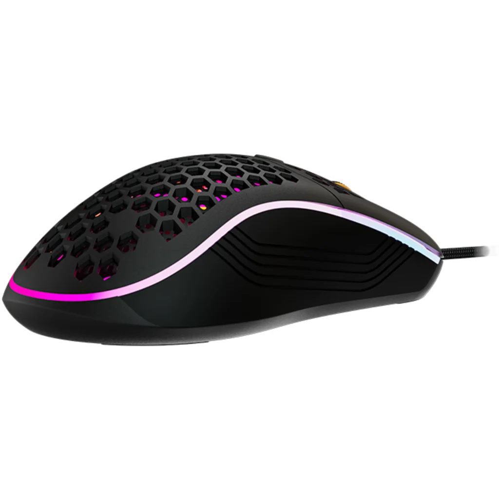 Imagen 5 de Xtech - XTM-620 - Mouse - USB - Wired - Black - Gaming 7 button Honeycomb