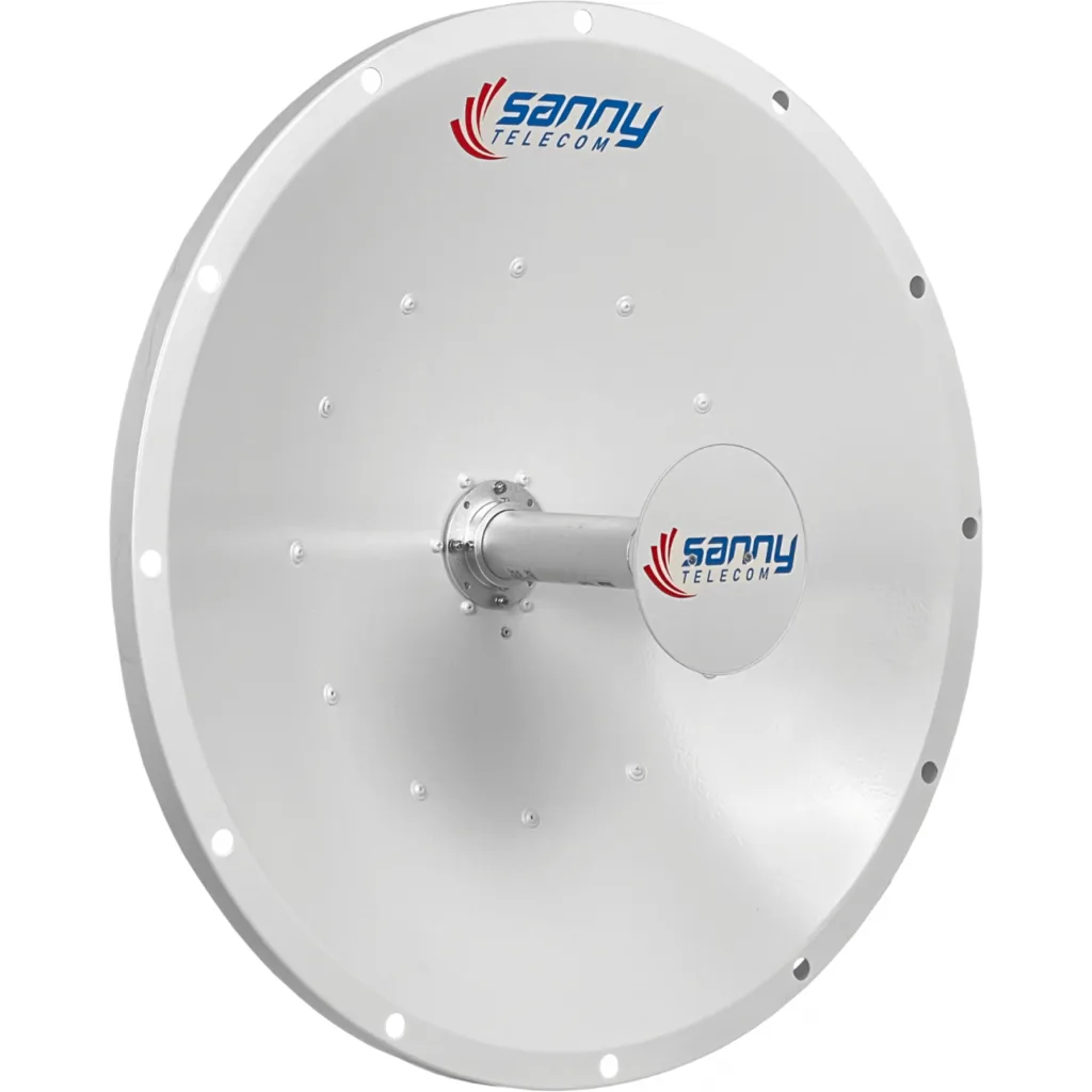 Imagen 2 de SANNY 4,9-6,5GHz 30dBi 2-N-H Slant-45o 2x2 Antena Dish 5GHz
