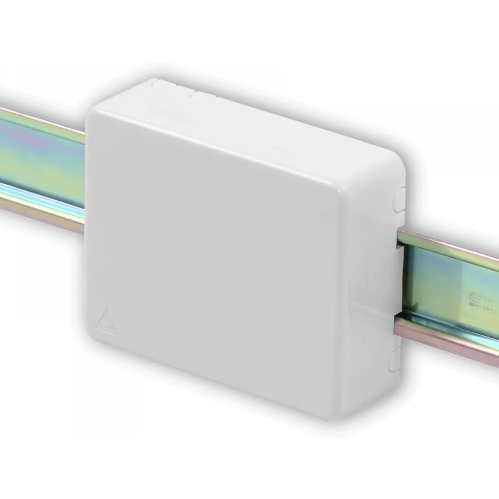 Imagen 4 de Caja Blanca p/Riel-DIN inc-4-Mang 2-CL-Rectang IP20 para Fibra NAP