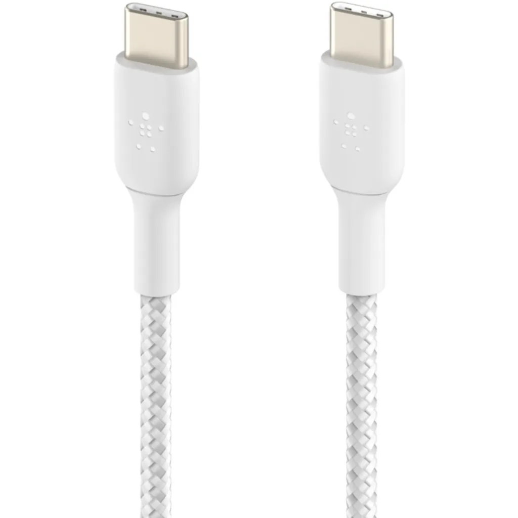 Imagen 3 de Belkin Cable BoostCharge USB-C to USB-C Braided 1mts. White