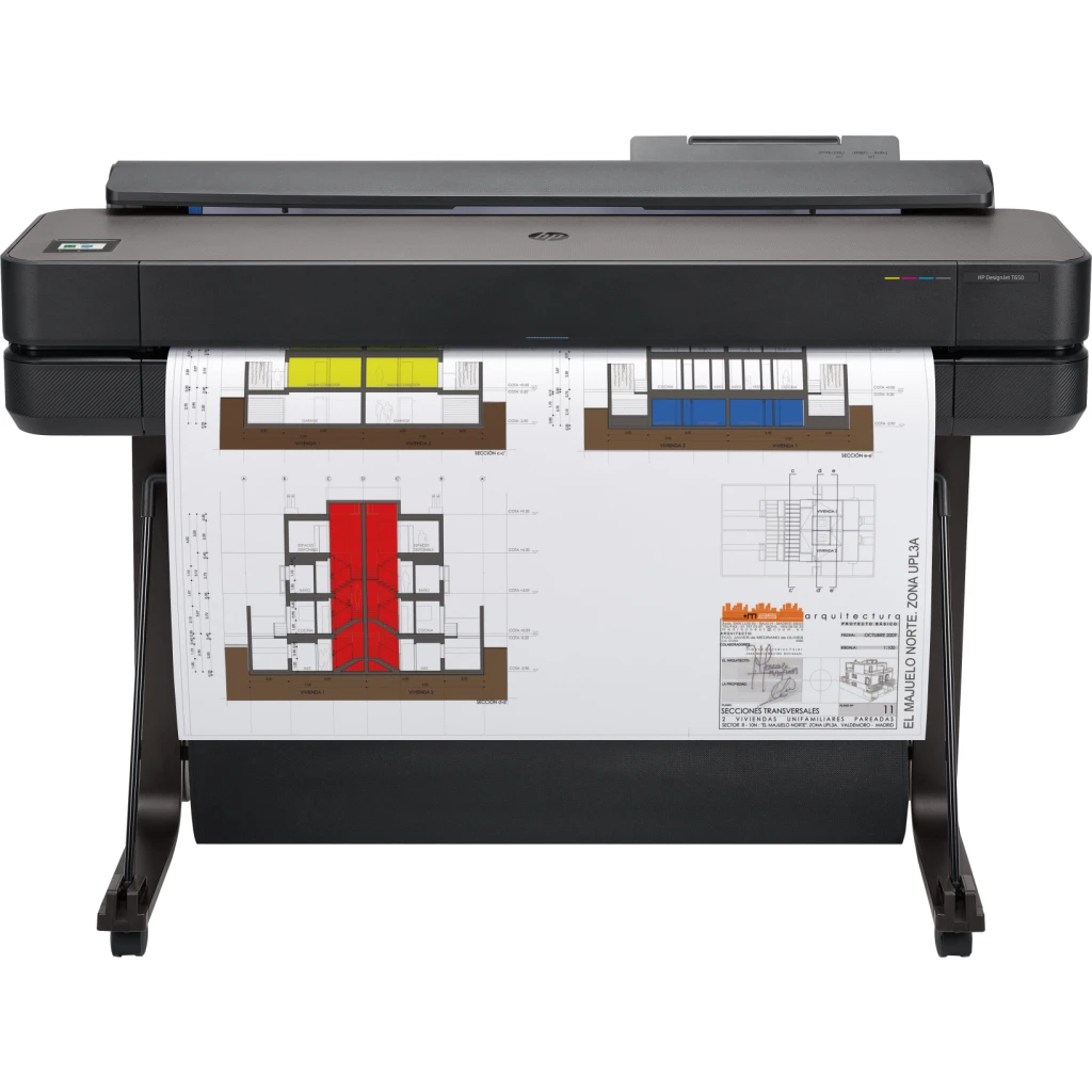 Plotter HP DesignJet T650 36" Edición 2025, Inyec. Tinta Color WiFi, LAN, USB2.0