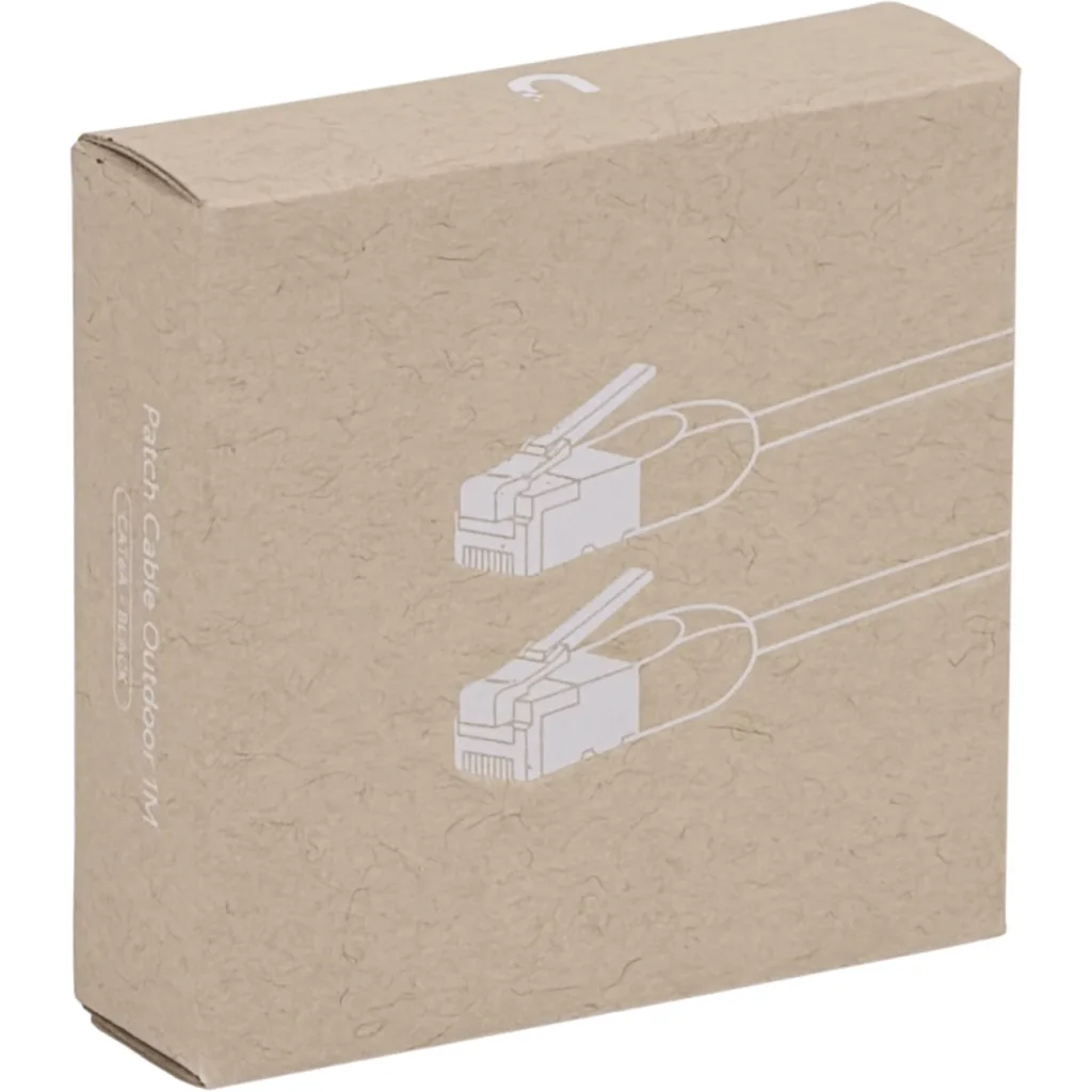 Imagen 3 de UBIQUITI 1mt Negro Cat6A F/UTP Cable Exterior TPE 10GbE PoE+++