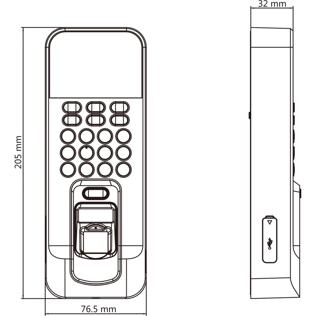 Imagen 1 de Control de Acceso y Asistencia Hikvision Huella + PIN + Proxy Mifare