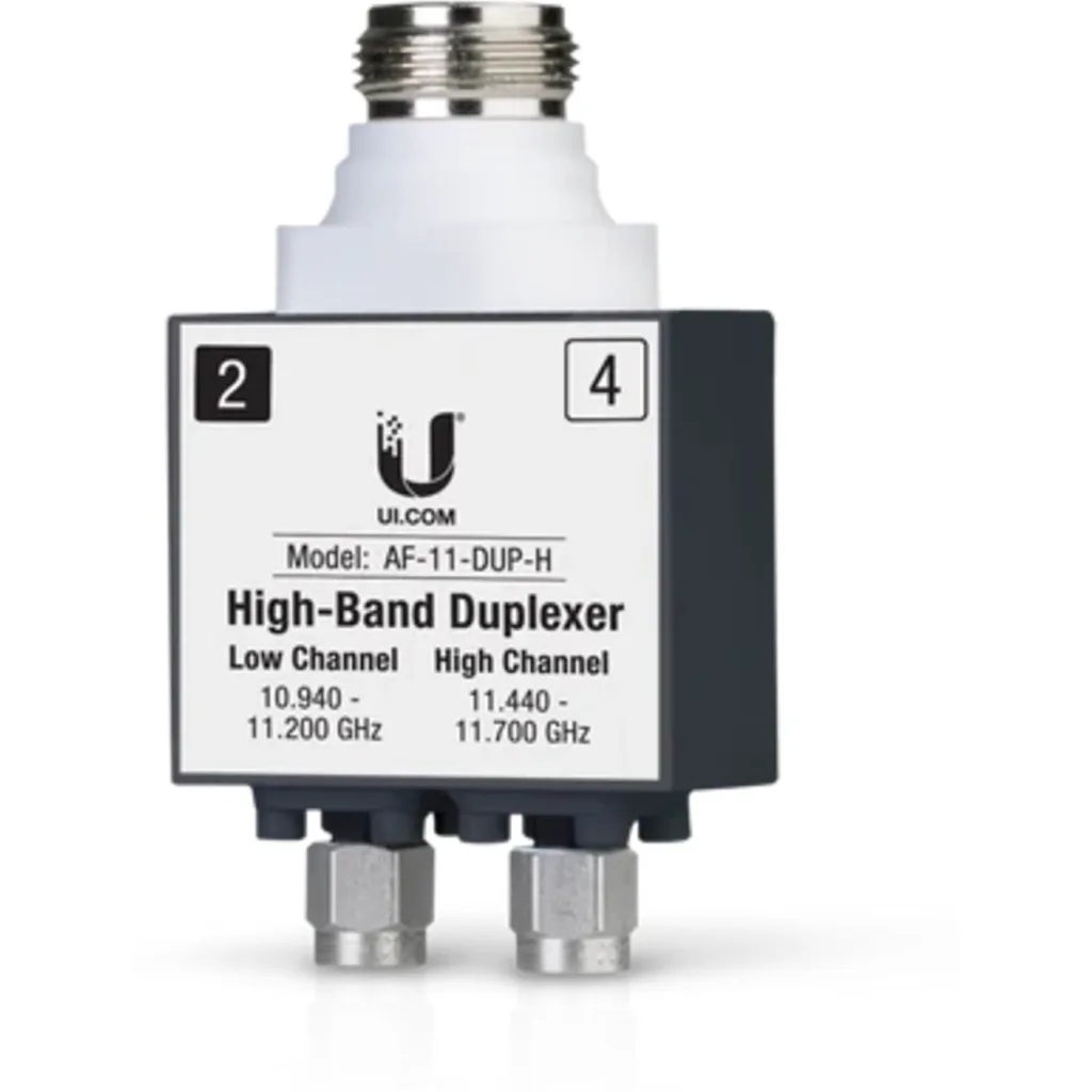 Imagen 3 de UBIQUITI 10,9-11,2/11,4-11,7GHz 2-SMA-M 1-N-H Multiplexor para AF-11