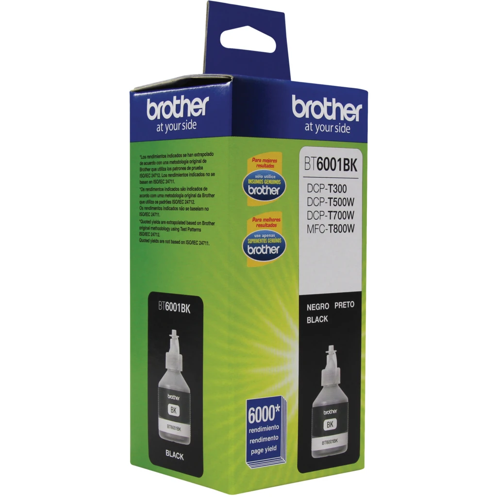 Imagen 2 de Botella de Tinta Brother BT6001BK Negro DCP-T300/DCP-T500/DCP-T700 6000Pág 108ml