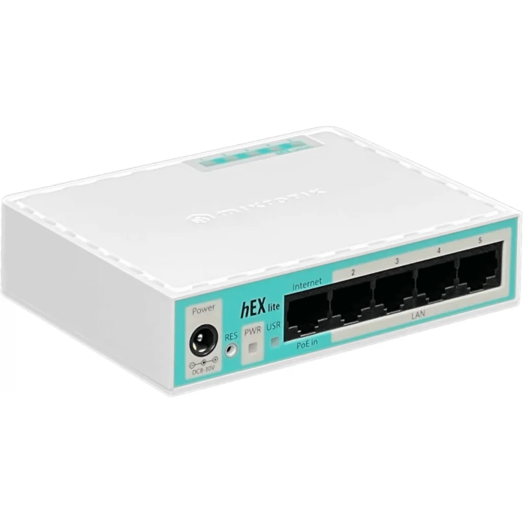 Imagen 2 de MIKROTIK 5-100 L4 850MHZ 64MB CAJAPLASTICA INC-FUENTE-PODER RB750R2