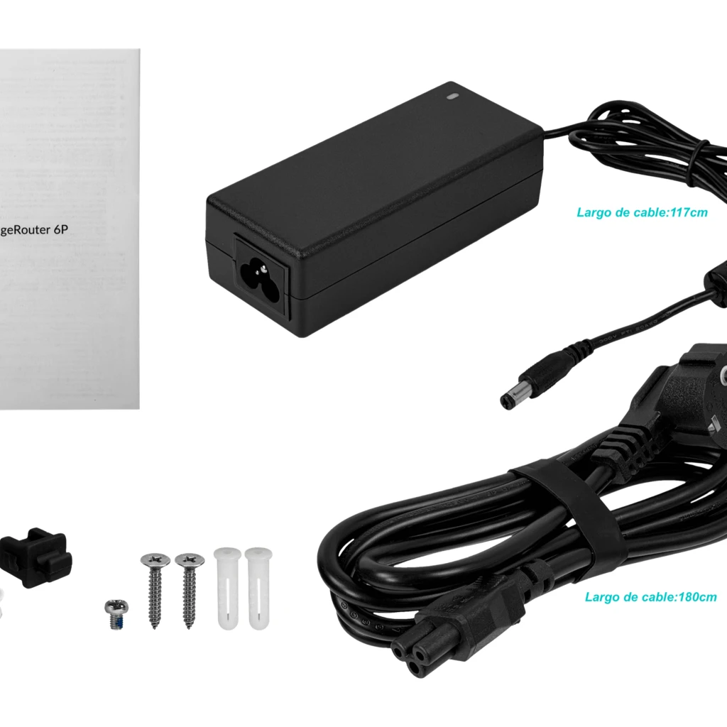 Imagen 7 de ER-6P UBIQUITI 5-1000POE24 1-SFP USB CONSOLE-RJ45 Router inc24V 800MHz-Dual