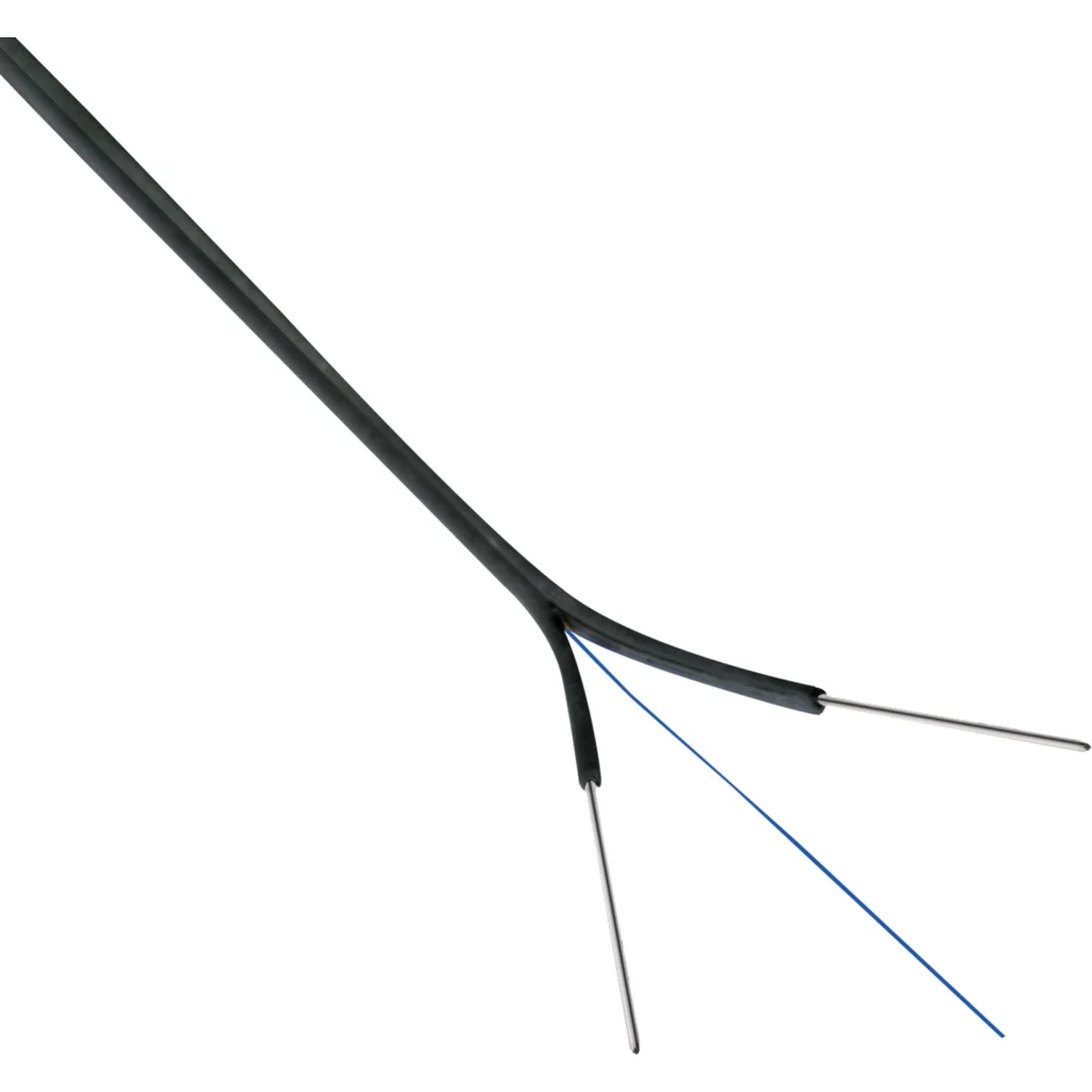 Cable Fibra G652 DropCable Exterior FTTH SM LSZH 3x2mm Negra 500m