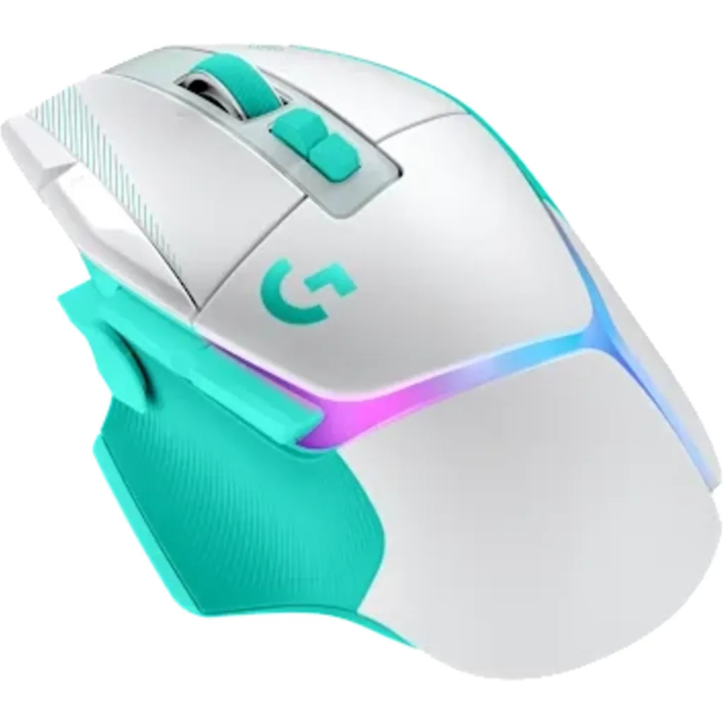 Logitech G502 X Plus - White/Mint (910-007818)