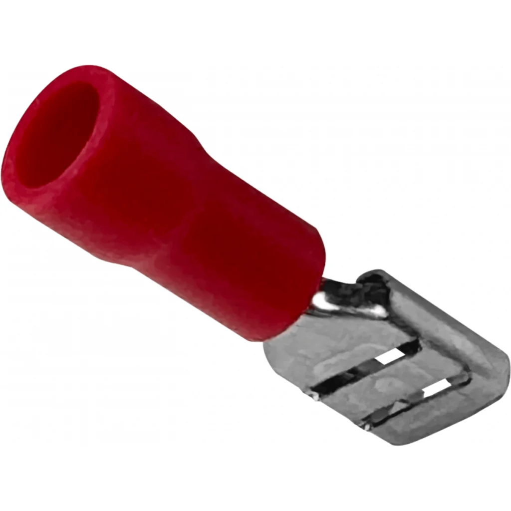 4,8x0,5mm 100u Rojo Hembra Semi-Aislado Faston 0,5-1,5mm2 FDD1.25-187