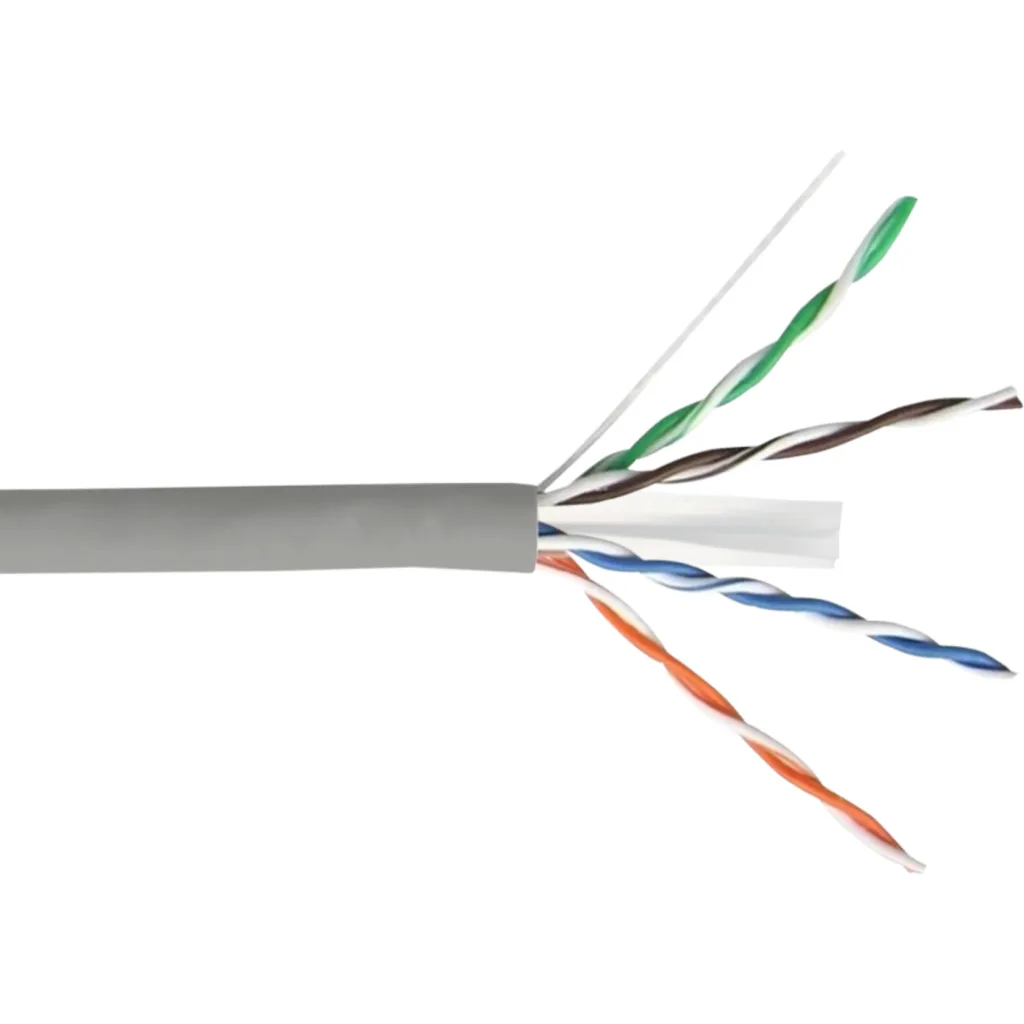 Imagen 1 de Cable de Red Linkmade Gris CAT6 UTP 305MT UNIFILAR Cobre
