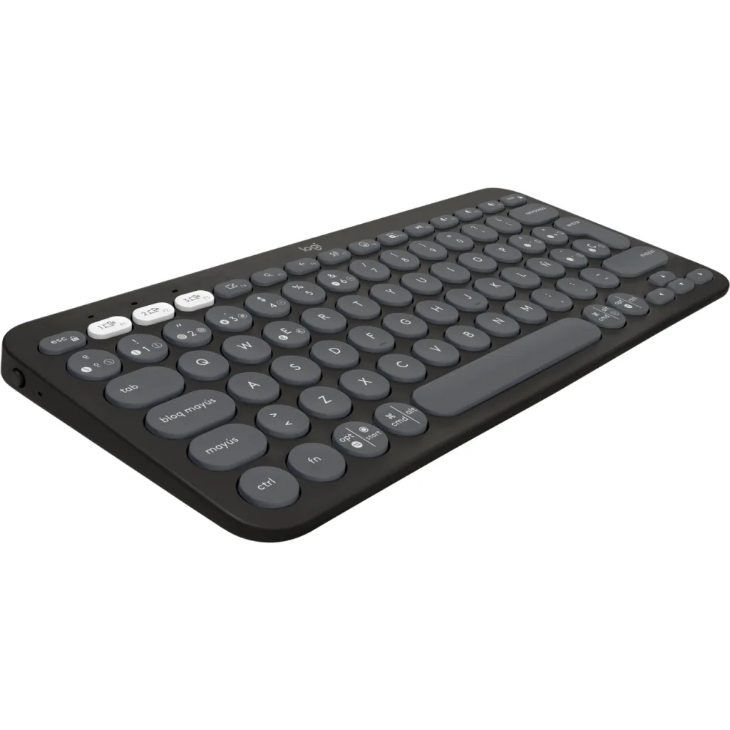 Imagen 4 de Teclado Inalámbrico Logitech Pebble Keys 2 K380S Bluetooth Dongle USB Grafito