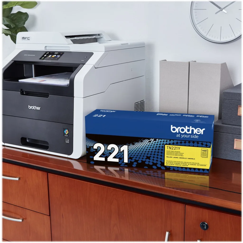Imagen 7 de Toner Brother TN-221Y Amarillo DCP 9020/MFC-9330CDW, 1.400 Páginas