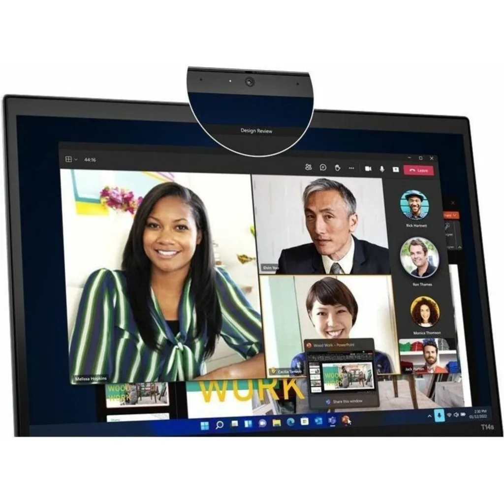 Imagen 4 de Notebook Lenovo ThinkPad T14s Gen3 I7-1260P RAM 16GB SSD 512GB 14" W11P (Reacondicionado)