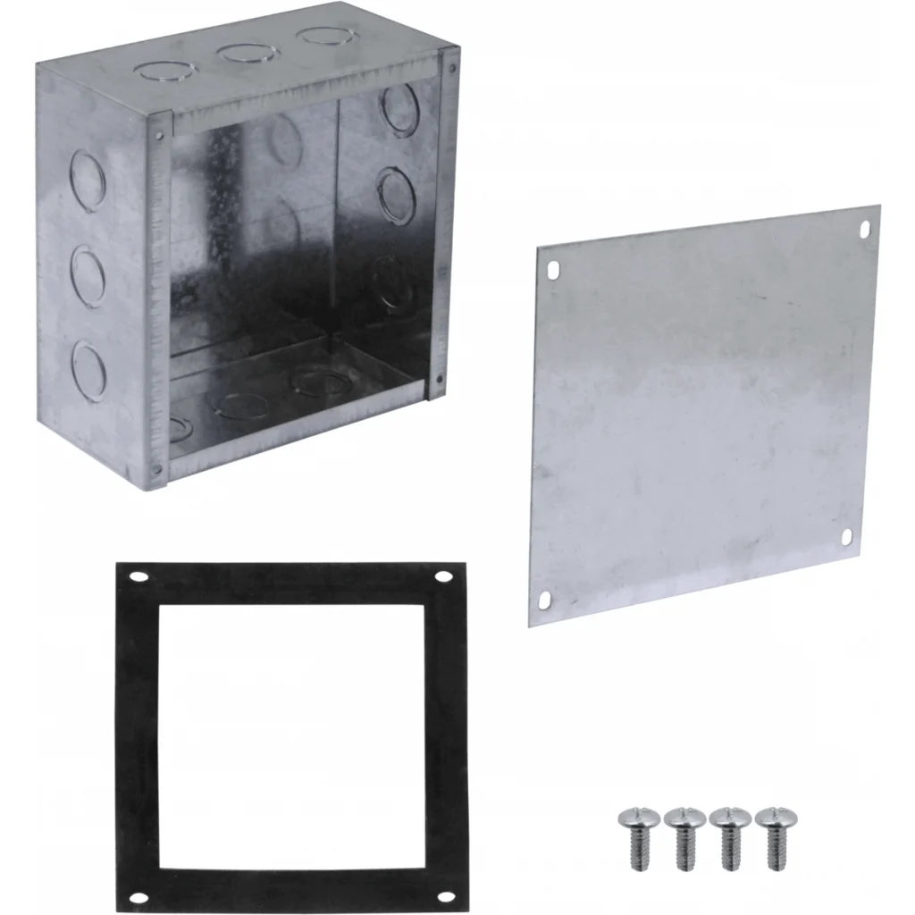 Imagen 2 de B22 Caja 200x200x100mm c/Tapa-205x205mm Zincada Metalica
