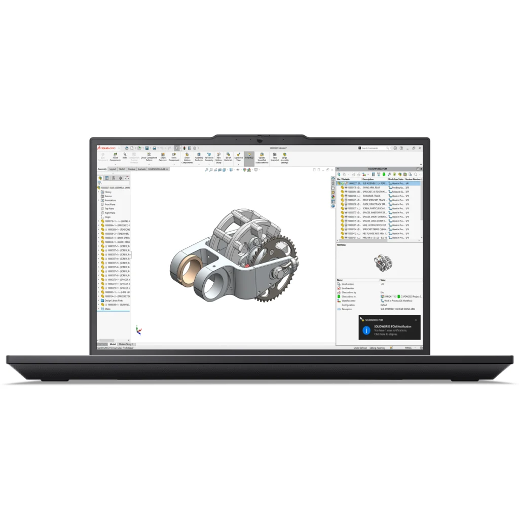 Imagen 2 de Notebook Lenovo Thinkpad P16v G3 Ultra 9 285H 32GB 1TB 16" RTX PRO 2000 8GB W11P