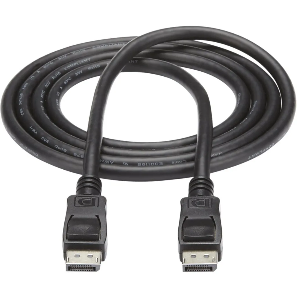 Imagen 7 de Cable DisplayPort Macho a Macho con Pestillo de 1.8 Metros 28AWG color Negro