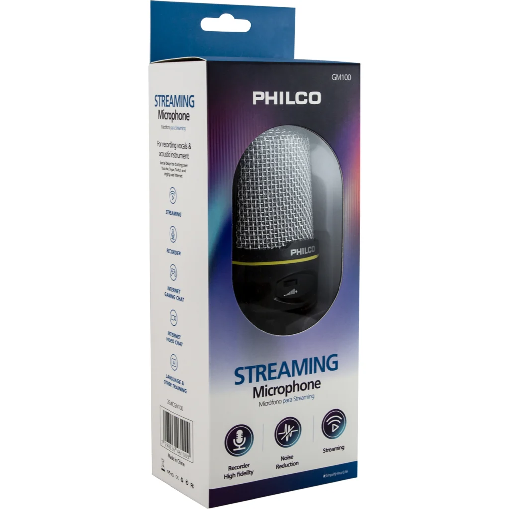 Imagen 1 de MICROFONO CONDENSADOR GAMER/STREAMER C/TRIPODE