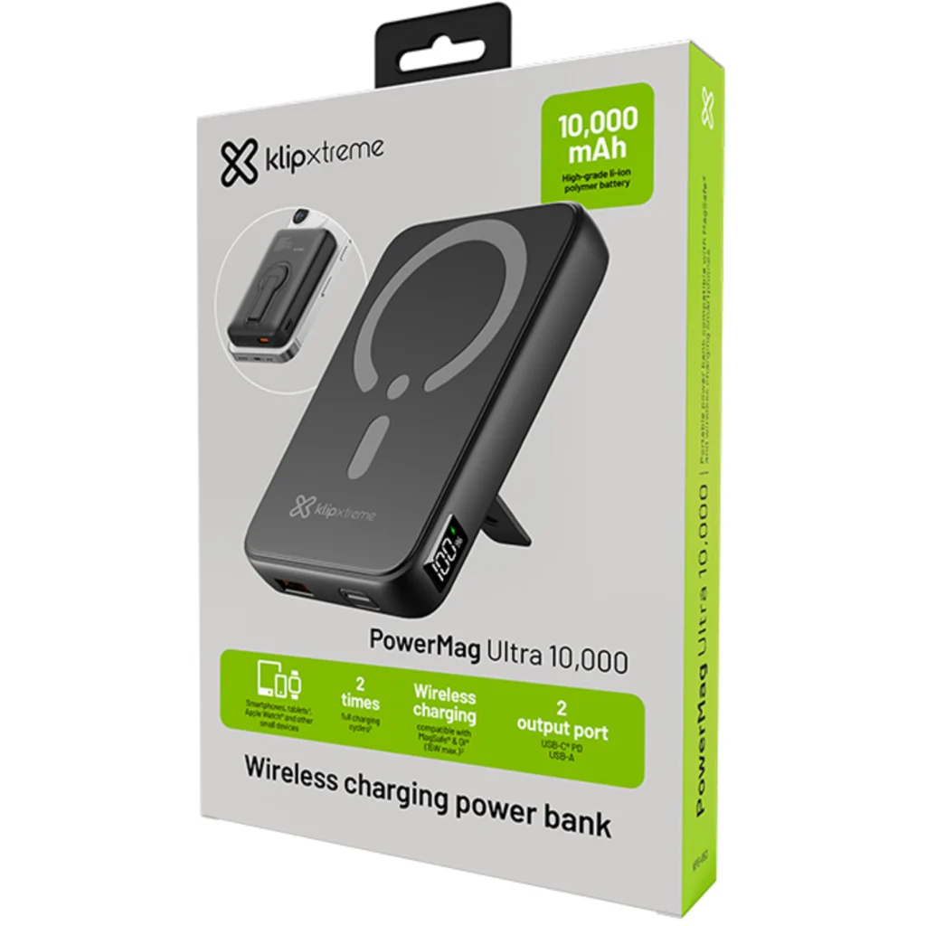 Imagen 7 de Power Bank KlipX KPB-650, 10000mAh Entrada USB-C, Salida USB-C USB-A