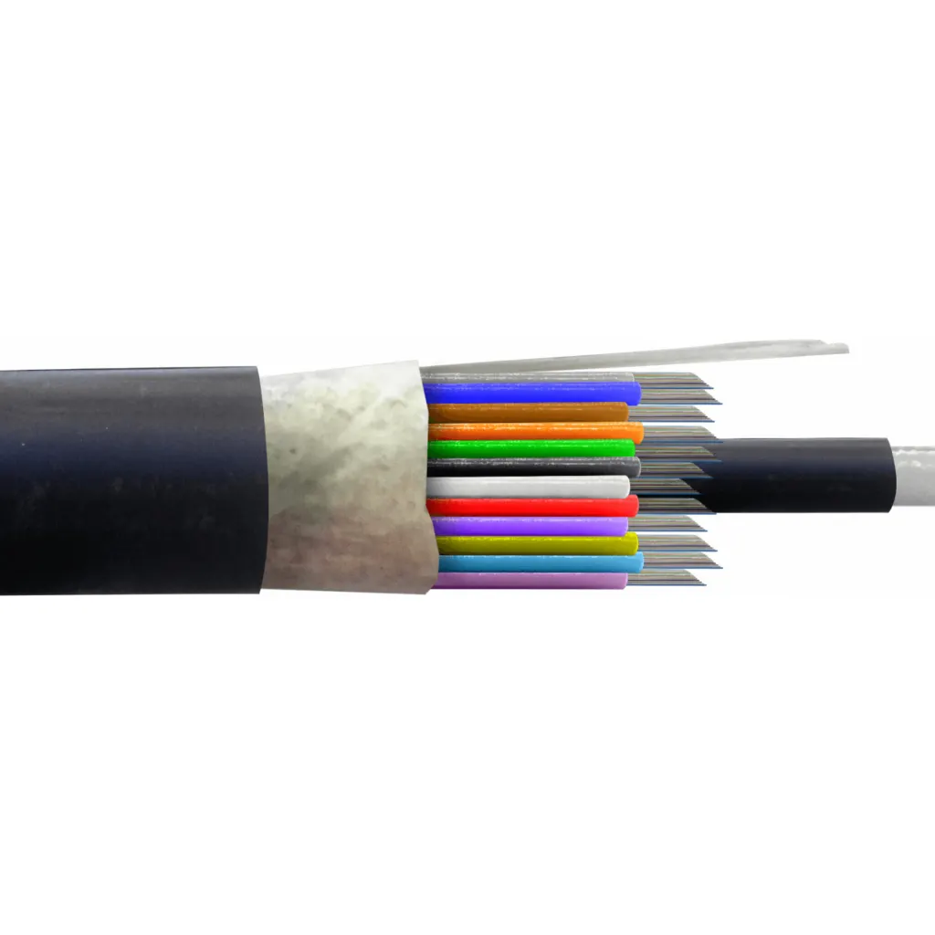 144-Fibras-G652D 12x12-Tubos Cable Ext-PE 9/125um Monomodo 16mm