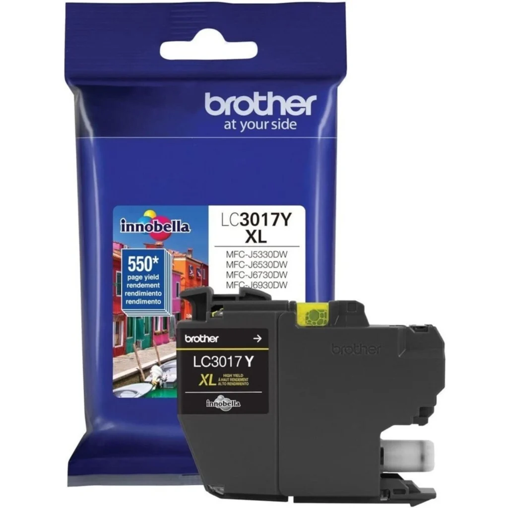 Cartridge Brother LC3017Y Yellow Comp. MFC-J5330DW/J6530DW/J6930DW 550 Páginas